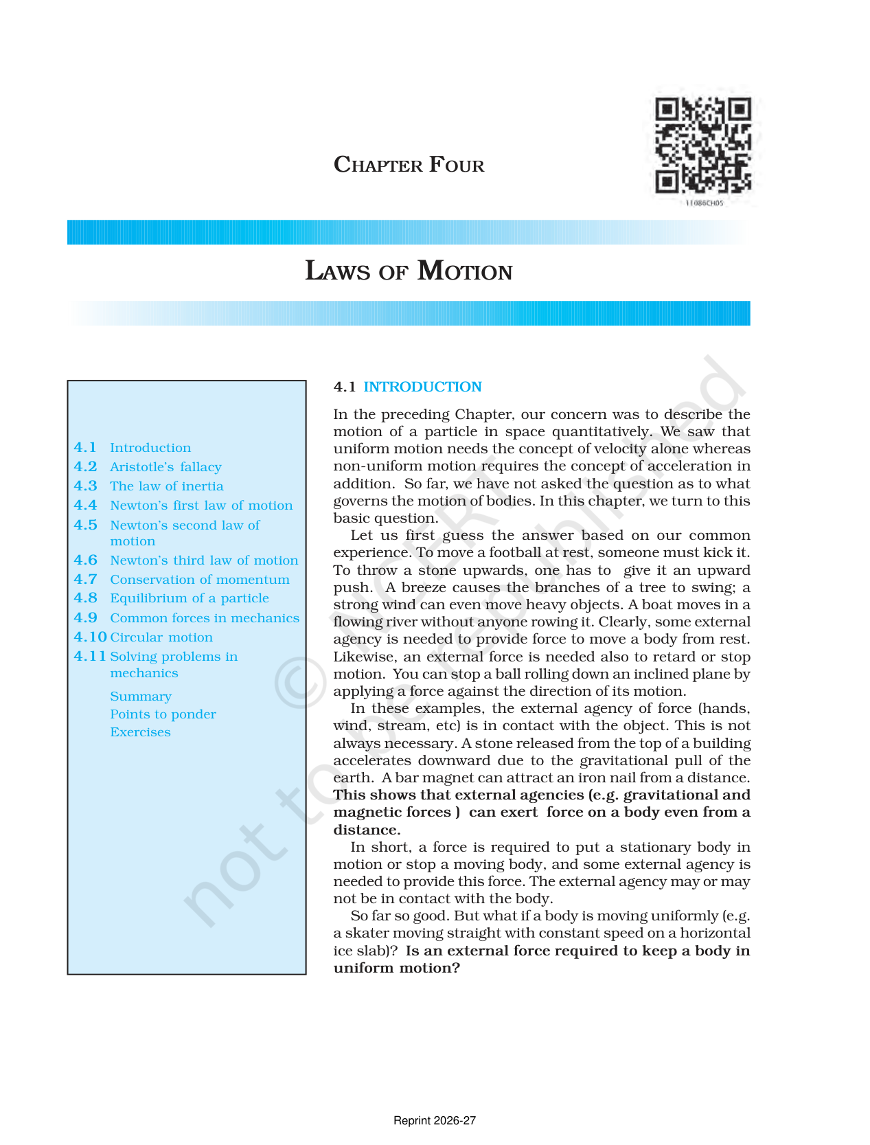 NCERT Chapter 4 opener